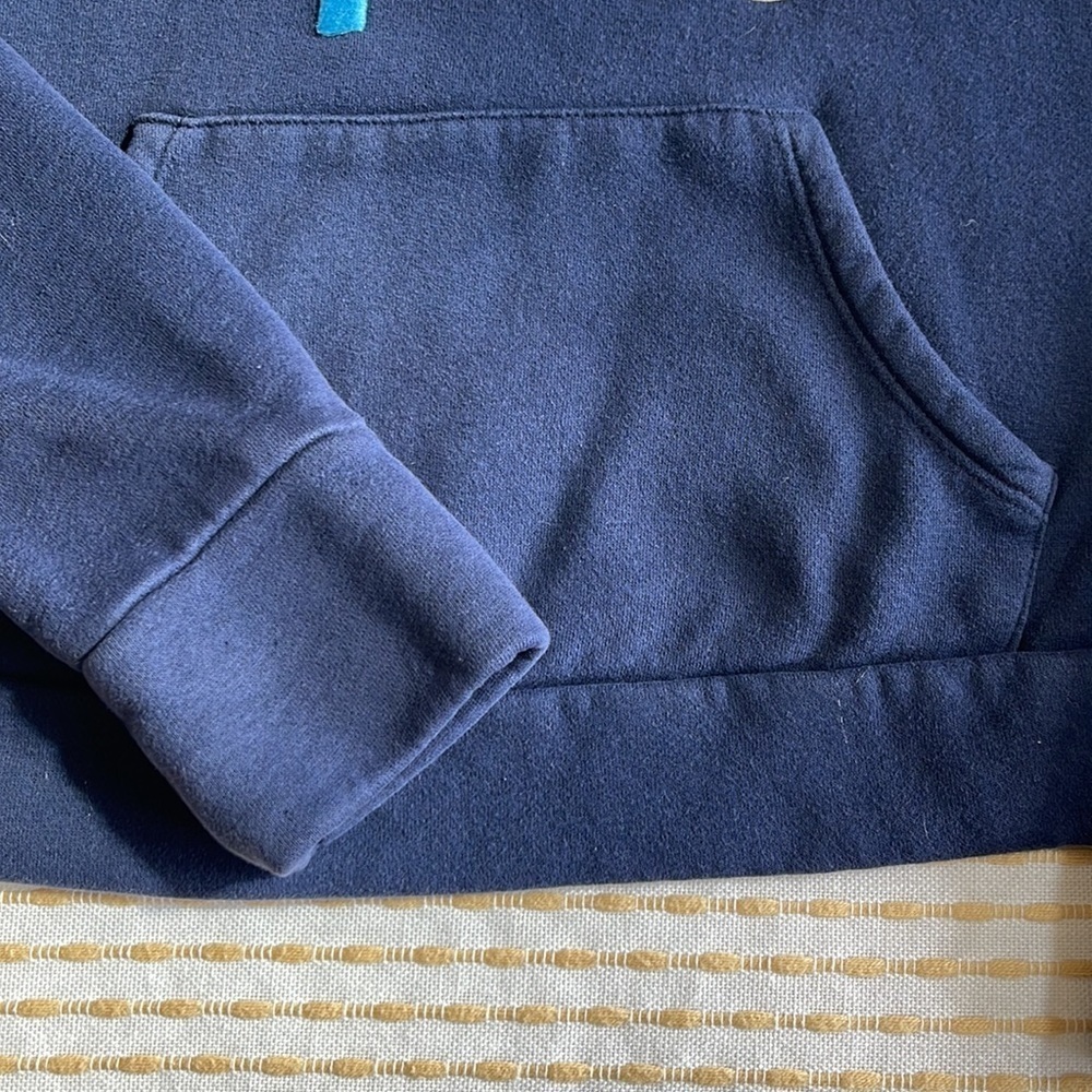 HOLLISTER hoodie navy blue with logo XS - Picture 3 of 9